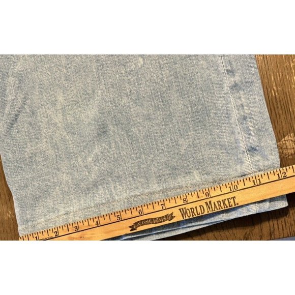 American Eagle Super High Rise Baggy Wide Leg Jeans Blue Y2K 90s Cargo Size 16 - Picture 4 of 12